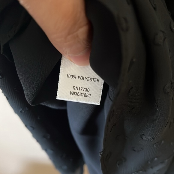 NWT Alice Temperley for Target Black Swiss Dot Ruffle Dress 5 - Picture 9 of 14